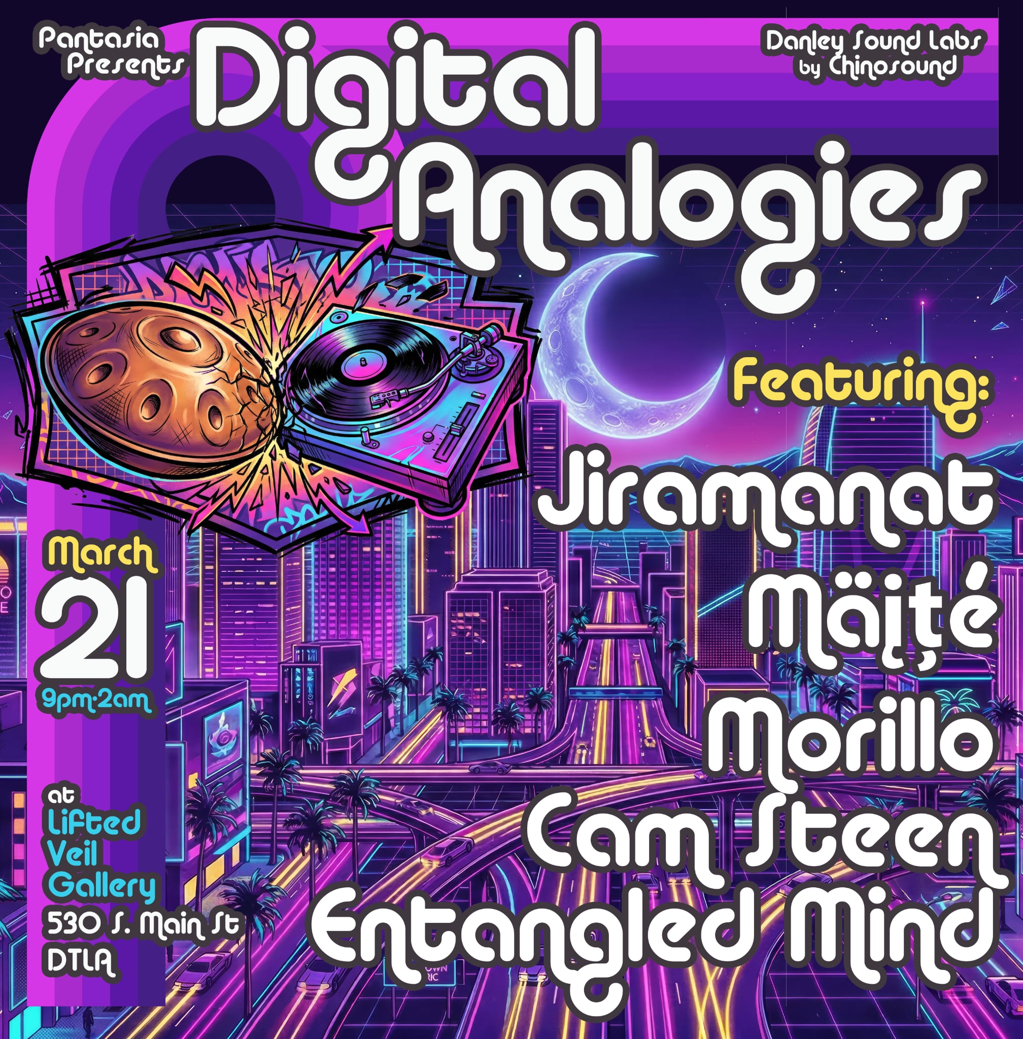 Pantasia Presents: DIGITAL ANALOGIES in Los Angeles 3/21 *PARTY PACK FIVE TICKETS!*